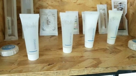 Tubo vuoto in plastica per hotel da viaggio in PE, imballaggio cosmetico, balsamo per capelli, gel doccia, shampoo